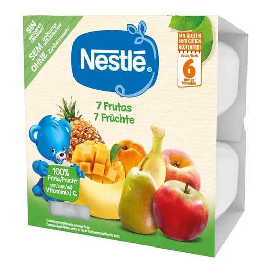 Nestlé Purea 7 Frutta Porzione, 4X100g