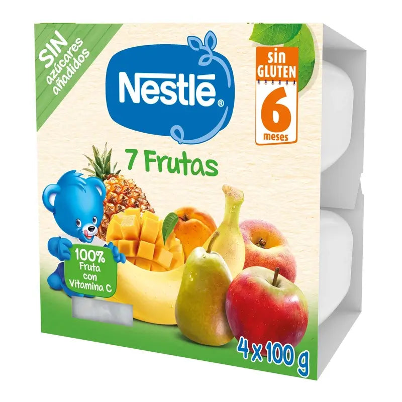 Nestlé Purea 7 Frutta Porzione, 4X100g