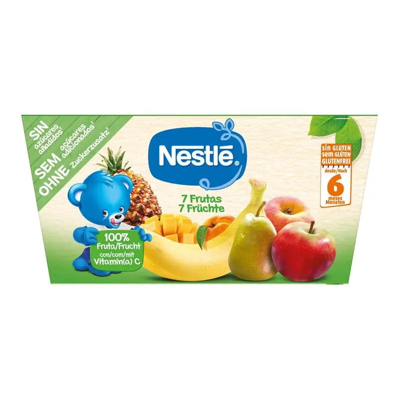 Nestlé Purea 7 Frutta Porzione, 4X100g