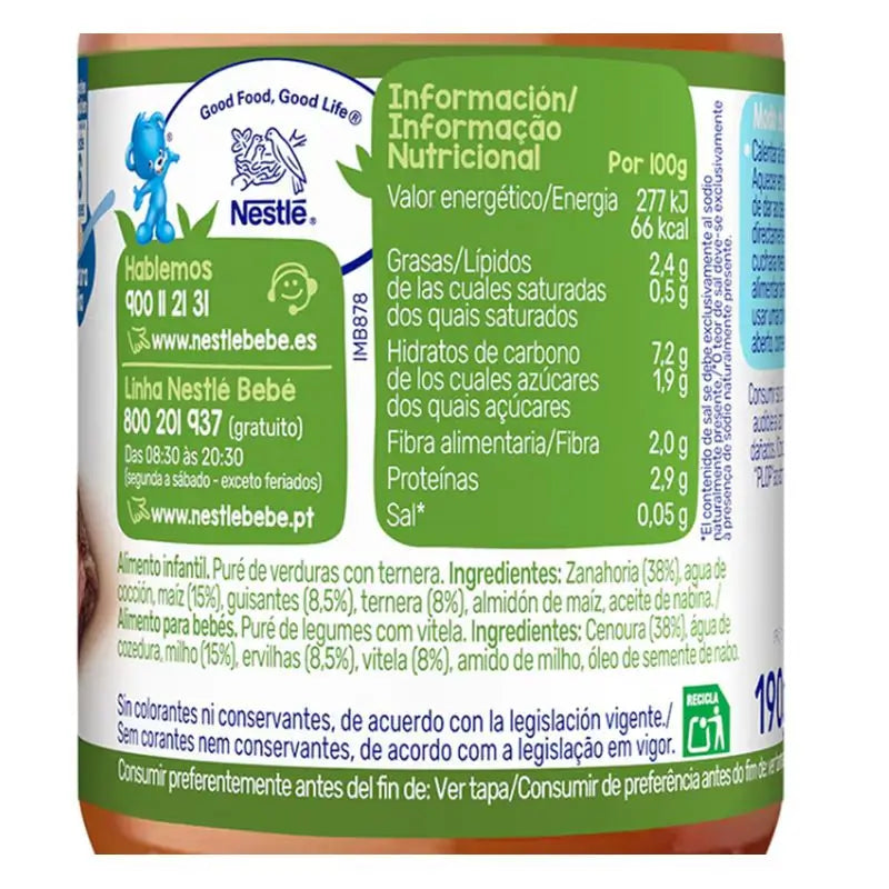 Crostata di piselli e manzo Nestlé , 190g