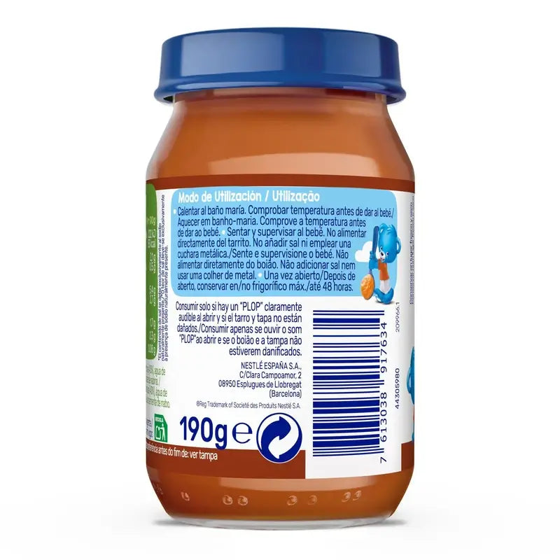 Barattolo Nestlé Savoury Beef Savoury Garden , 190g