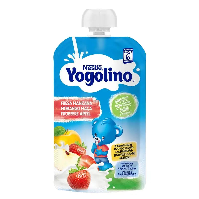 Yogolino Fragola Mela Bustina non zuccherata, 100g