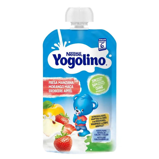 Yogolino Fragola Mela Bustina non zuccherata, 100g