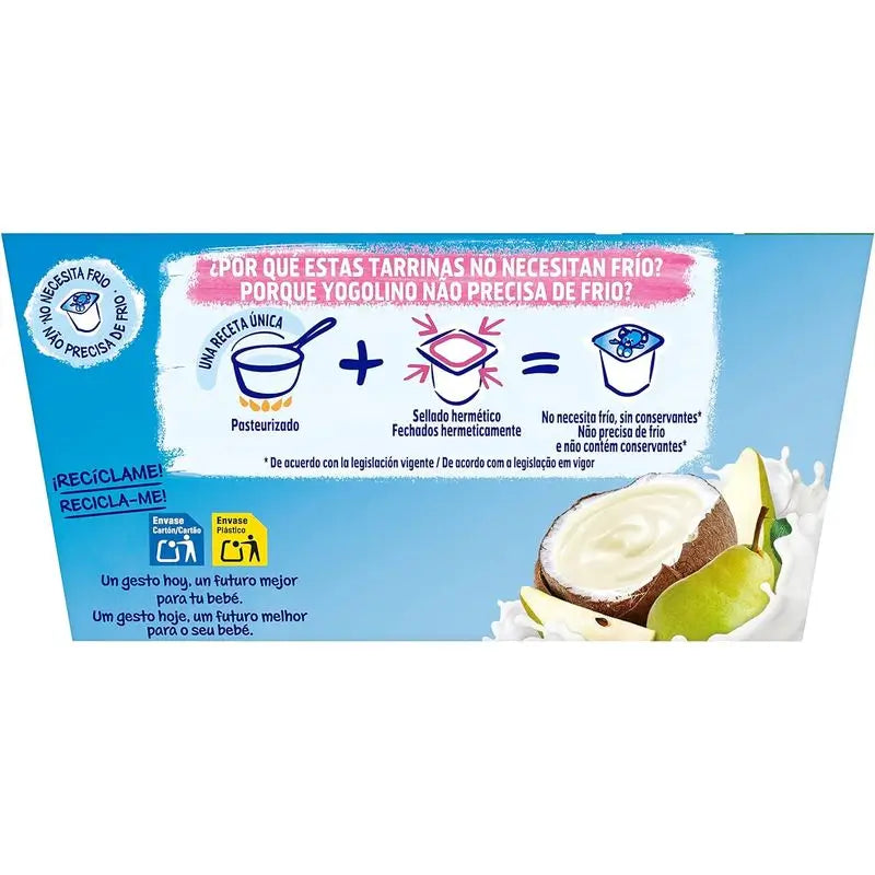 Yogolino Cocco Pera , 4x90g