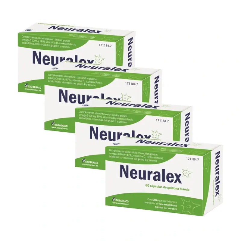 Neuralex, confezione 4 x 60 capsule