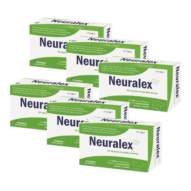 Neuralex, confezione 6 x 60 capsule