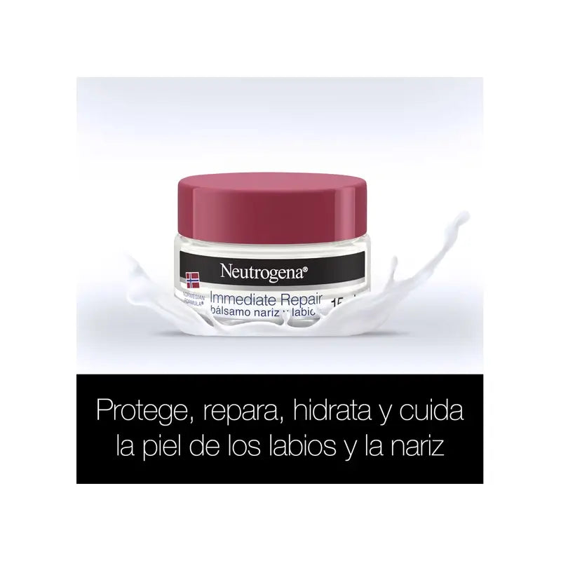 Neutrogena Balsamo per naso e labbra Confezione da 2 x 15 Ml