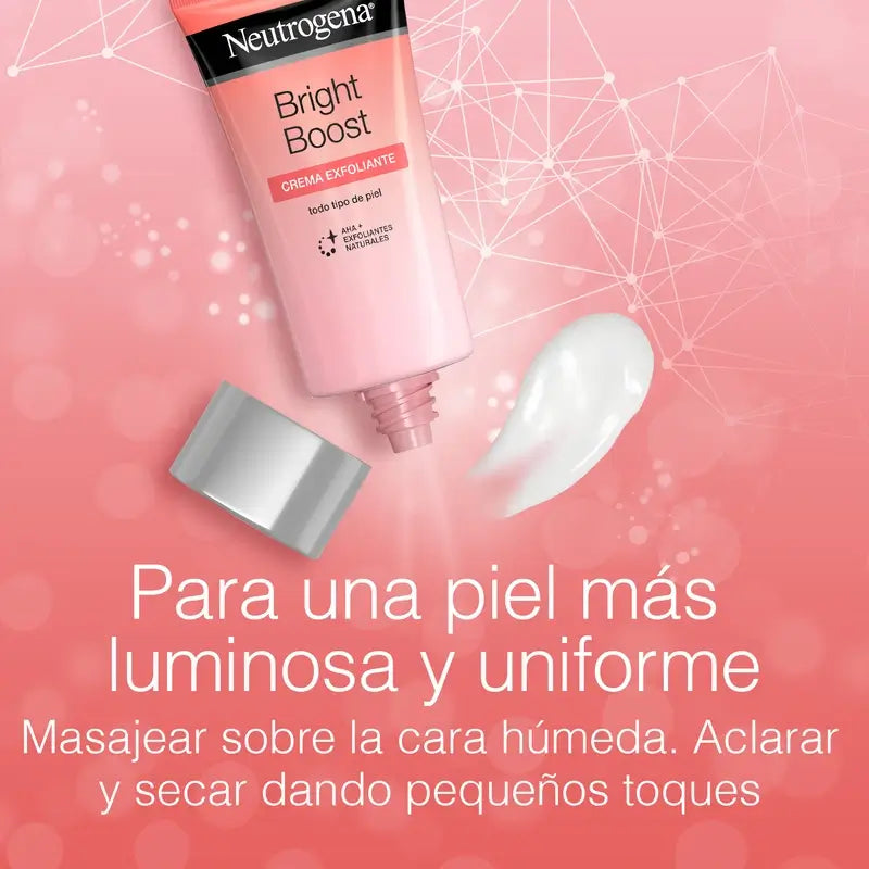 Neutrogena Brigh Boost Crema esfoliante, 75 ml