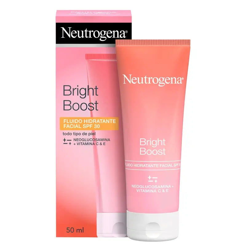 Neutrogena Bright Boost Crema fluida idratante per il viso SPF30, 50 ml
