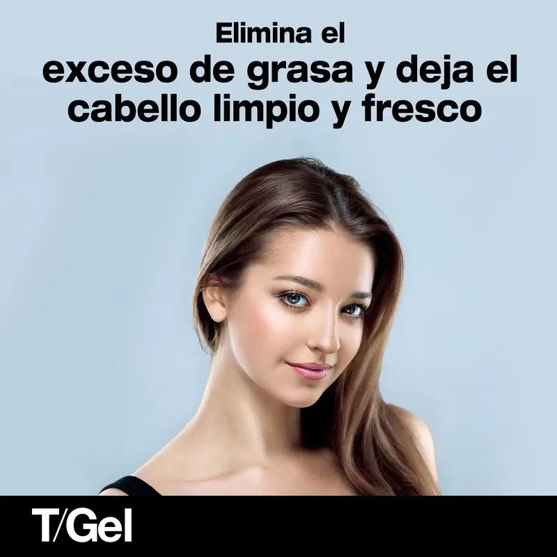 Neutrogena T/Gel Shampoo antiforfora per capelli grassi, confezione da 2 x 250 ml