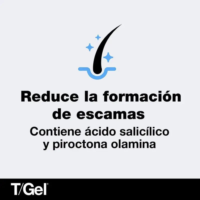 Neutrogena T/Gel Shampoo antiforfora per capelli grassi, confezione da 2 x 250 ml