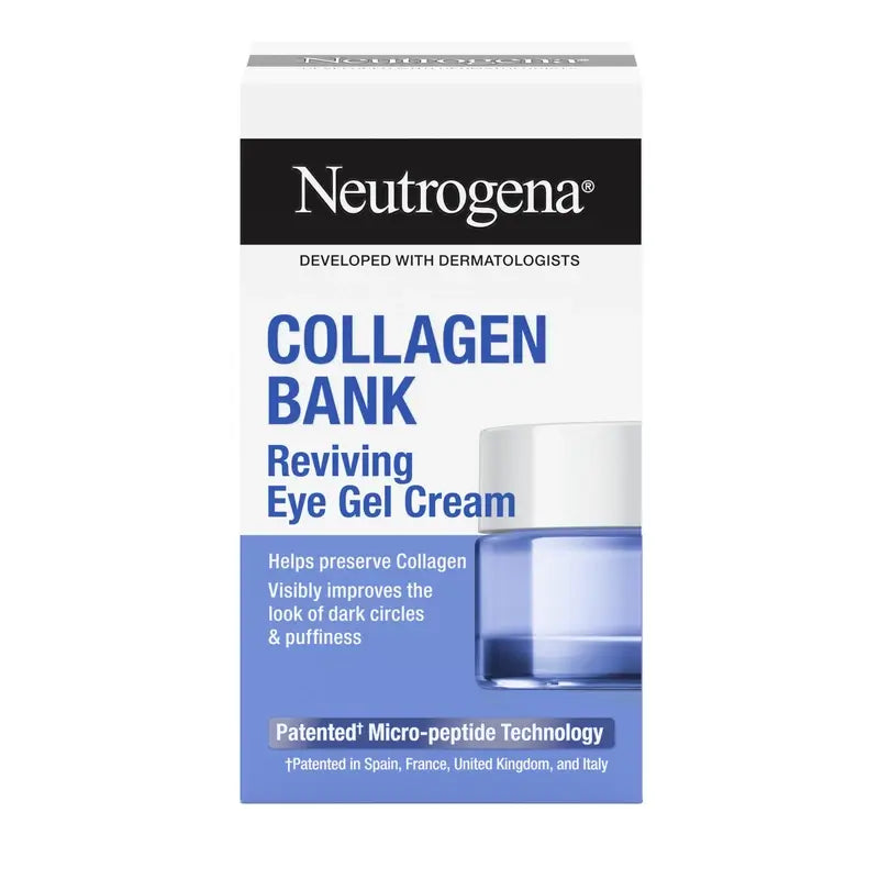 Neutrogena Gel Crema Occhi Rivitalizzante Banca del Collagene , 15 ml