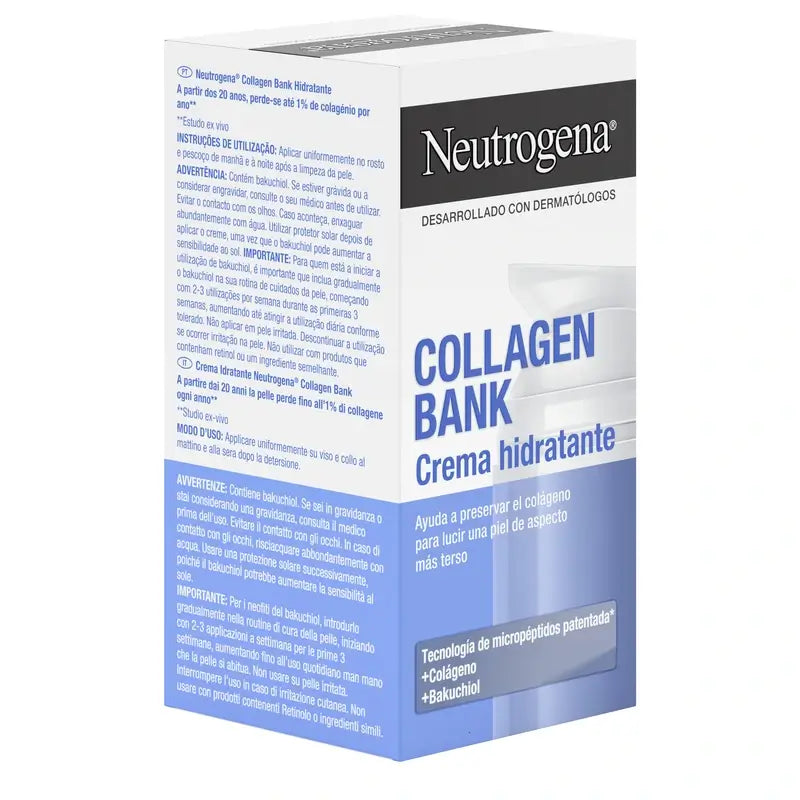 Neutrogena Crema viso idratante Banca del Collagene , 50 ml