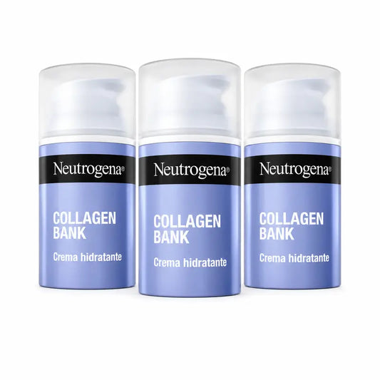 Neutrogena Collagen Bank Crema idratante per il viso, confezione da 3 x 50 ml