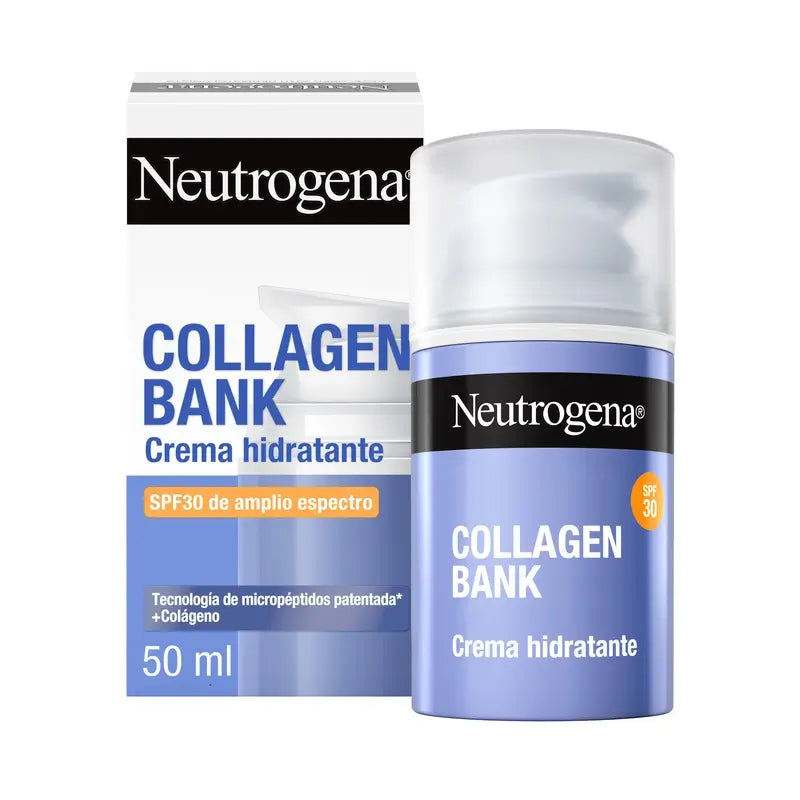 Neutrogena Collagen Bank Crema viso idratante Spf30 , 50 ml