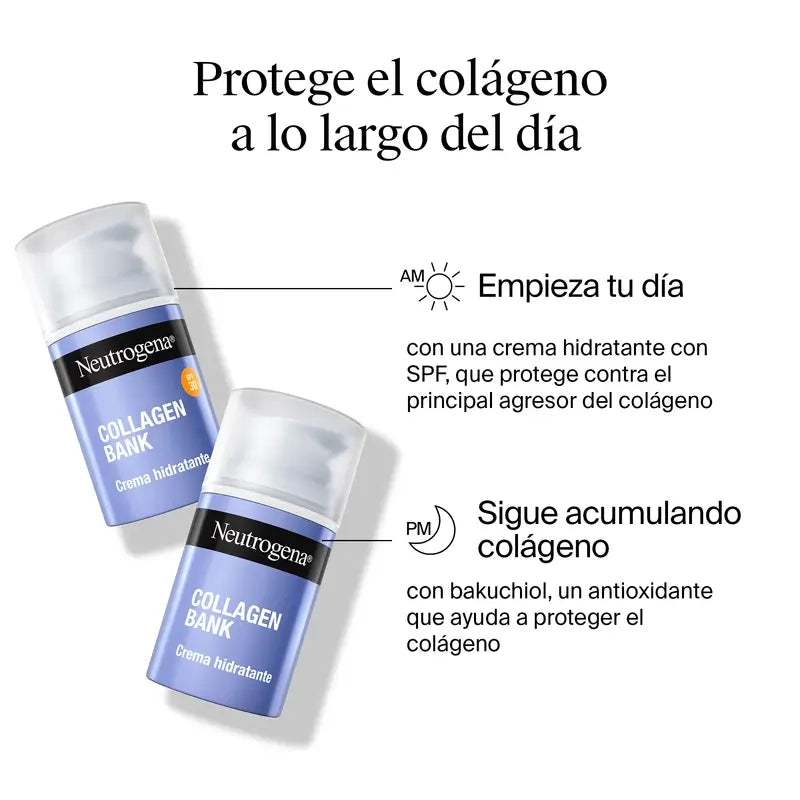 Neutrogena Collagen Bank Crema viso idratante Spf30 , 50 ml