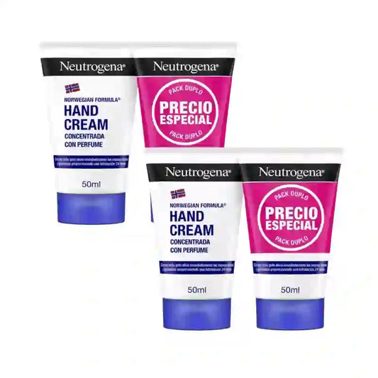 Neutrogena Crema mani profumata concentrata, 2 X 50 Ml