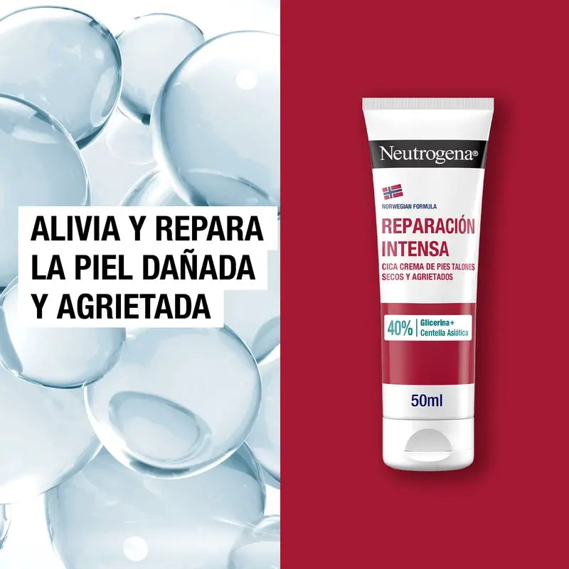 Neutrogena Crema Piedi Tallone Screpolato CICA, 50 ml