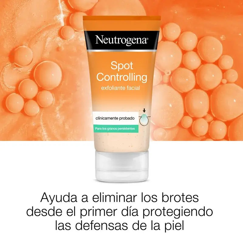 Neutrogena Scrub esfoliante viso antimacchia, 150 ml