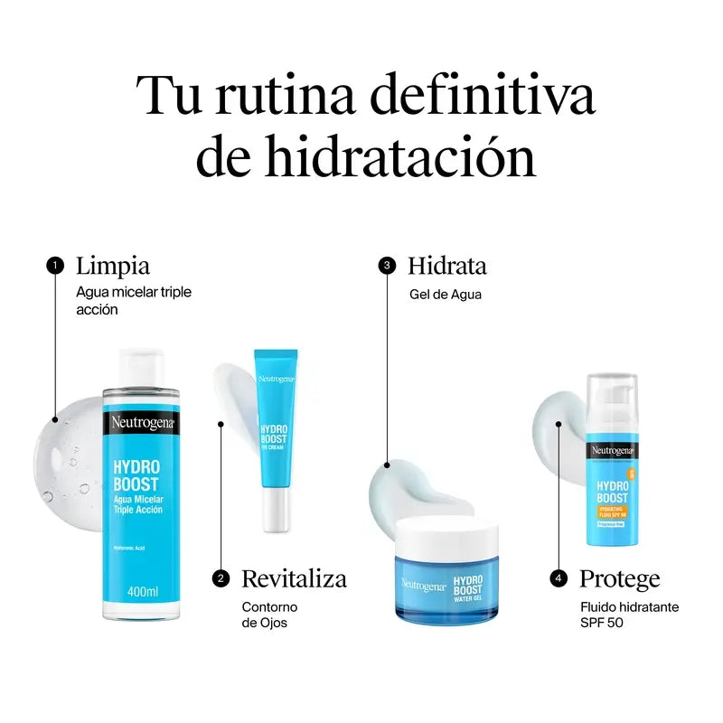 Neutrogena Hydro Boost Acqua micellare struccante per il viso, 400 ml