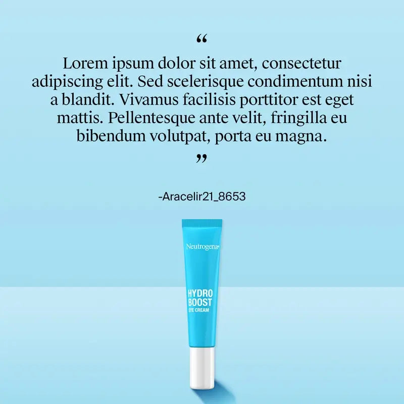 Neutrogena Hydro Boost Crema Occhi Anti Occhiaie e Borse, 15 ml