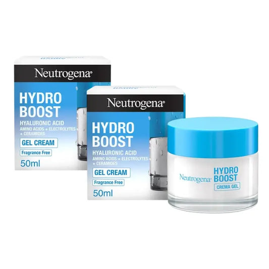 Neutrogena Hydro Boost Crema Gel Idratante Viso, 2X50 Ml