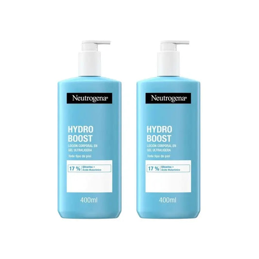 Neutrogena Hydro Boost Gel Ultraleggero Idratante Corpo, 2X400 Ml