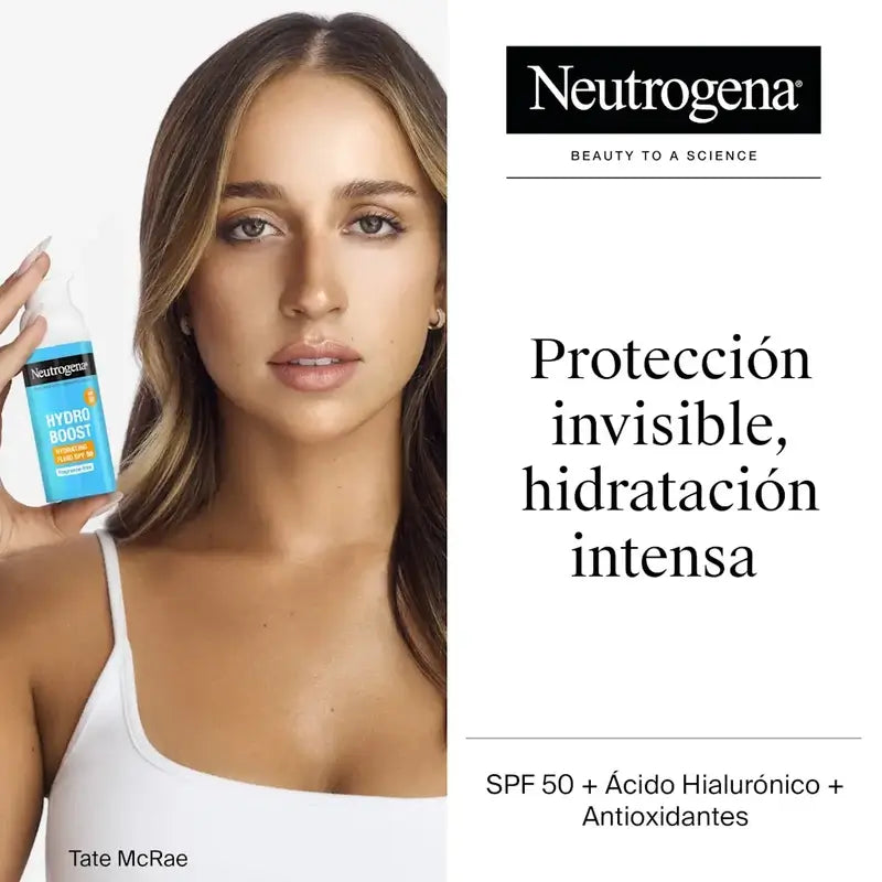 Neutrogena Hydro Boost Crema fluida idratante viso SPF 50, 50 ml