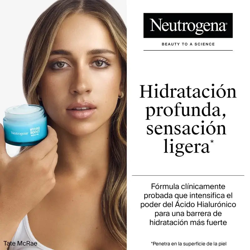 Neutrogena Hydro Boost Acqua Gel Crema Idratante Viso Pelle Normale e Mista, 50 ml