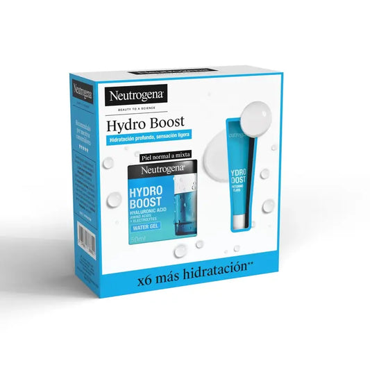 Neutrogena Hydro Boost Pack Acqua Gel Crema 50ml + Contorno occhi 15ml