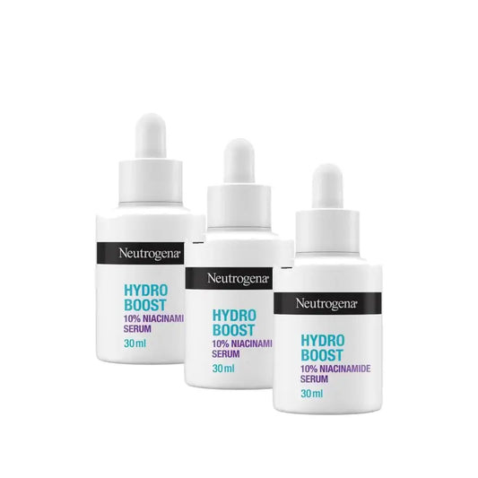 Neutrogena Hydro Boost Siero alla niacinamide, confezione da 3 x 30 ml