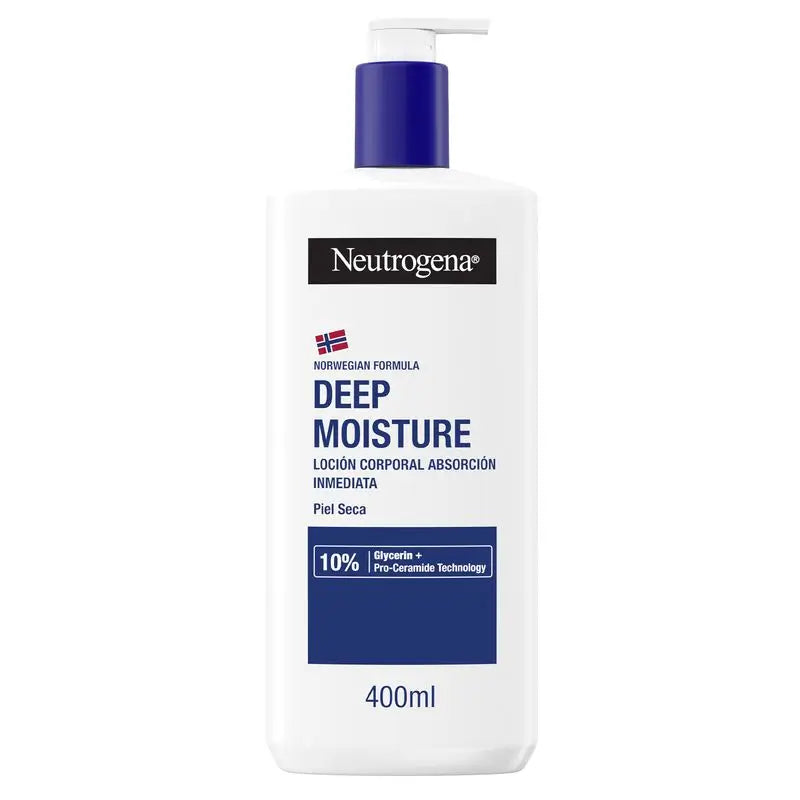 Neutrogena Crema idratante per il corpo pelle secca, 400 ml