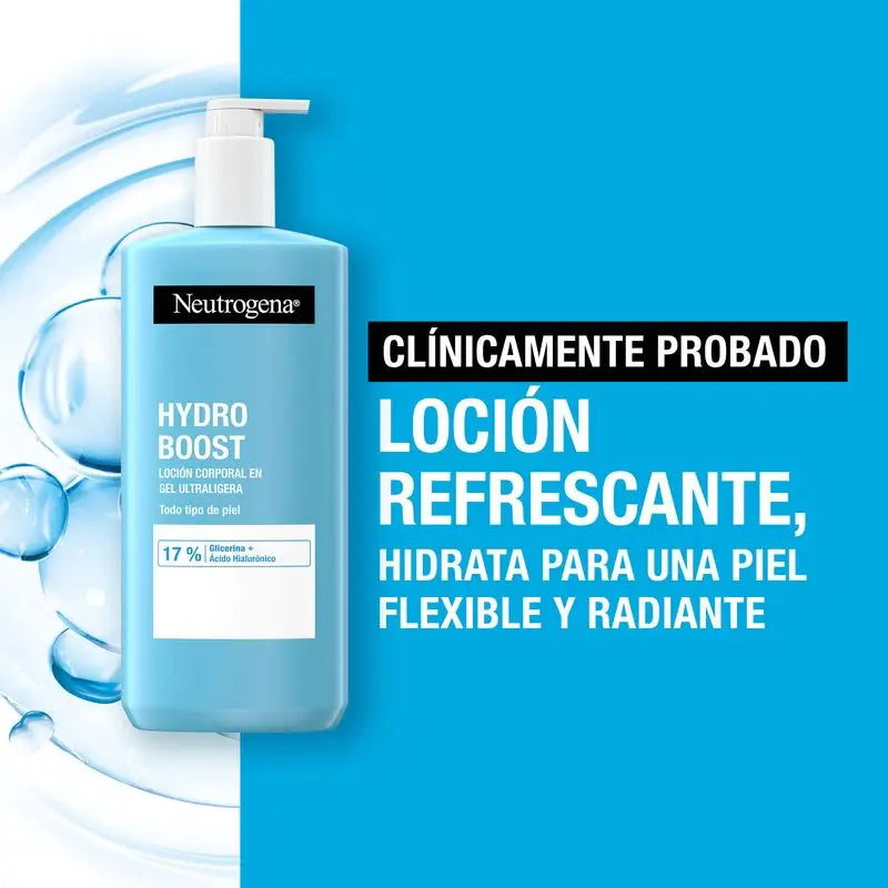 Neutrogena Hydro Boost Crema Gel Corpo Idratante Ultra Leggera, 400 ml