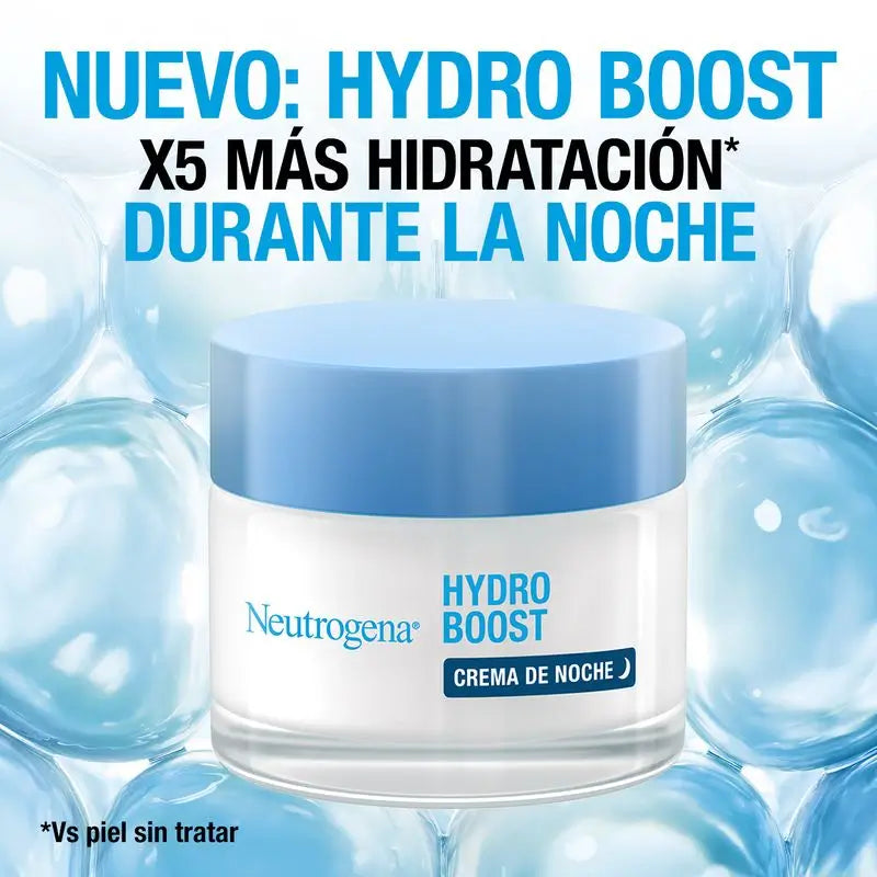 Neutrogena Hydro Boost Crema idratante notte per il viso, 50 ml