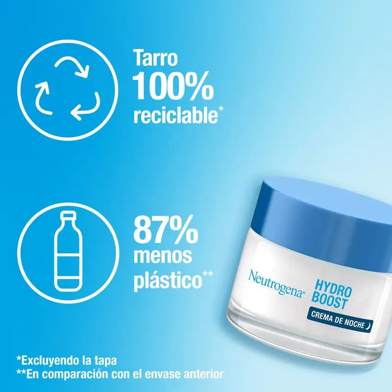 Neutrogena Hydro Boost Crema idratante notte per il viso, 50 ml