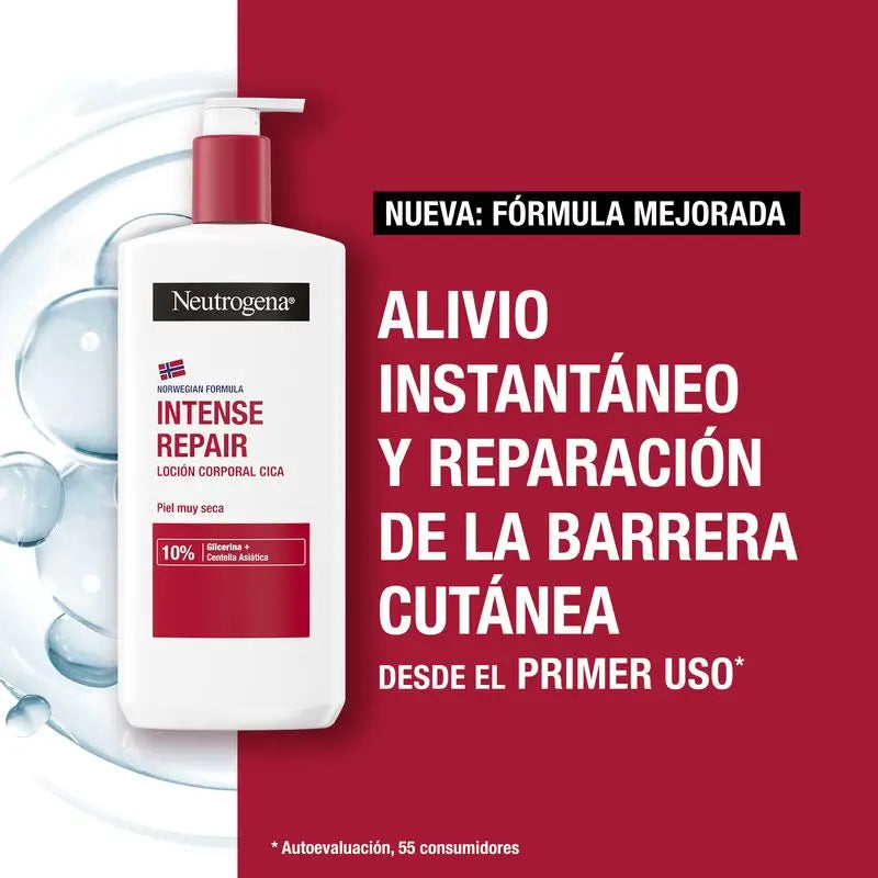 Neutrogena Neutrogena Crema Corpo Idratante Riparatrice Pelle Molto Secca Cica, Confezione 2x750 ml