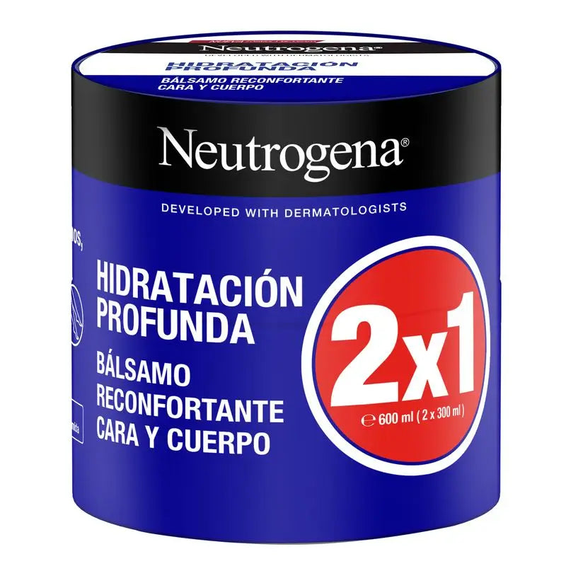 Neutrogena Crema Idratante Viso e Corpo Confortante confezione da 2X300 ml