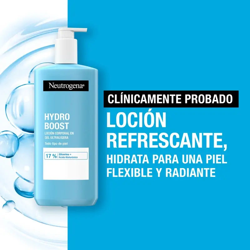 Neutrogena Hydro Boost Gel Crema Corpo Ultraleggero, 2x750ml