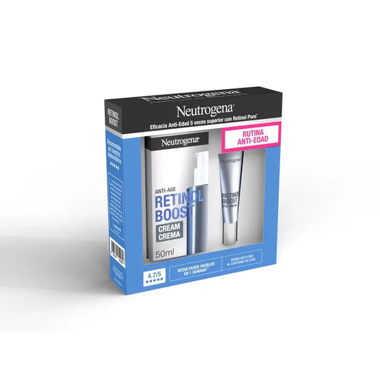 Neutrogena Retinol Boost Crema Anti-Età 50 Ml + Contorno Occhi 15 Ml