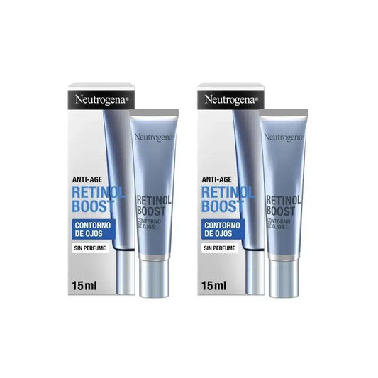 Neutrogena Retinol Boost Crema Occhi Antirughe, 2X15 Ml