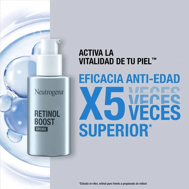 Neutrogena Retinol Boost Idratante Viso Antirughe, 2X50 Ml