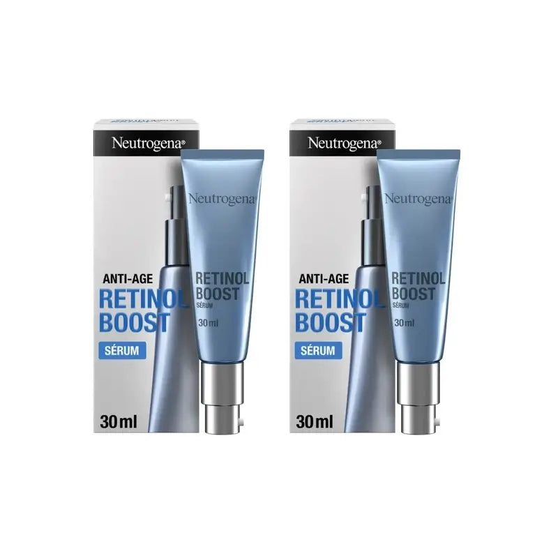 Neutrogena Retinol Boost Siero viso antirughe, 2X15 Ml