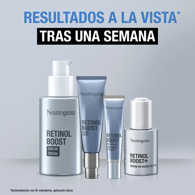 Neutrogena Retinol Boost Siero viso antirughe intenso 0,23% Retinolo, 2X30 Ml