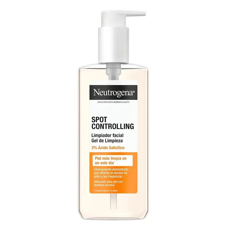 Neutrogena Gel detergente viso antimacchia, 200 ml