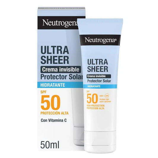 Neutrogena Ultra Sheer Crema Idratante Invisibile Spf50, 50 ml
