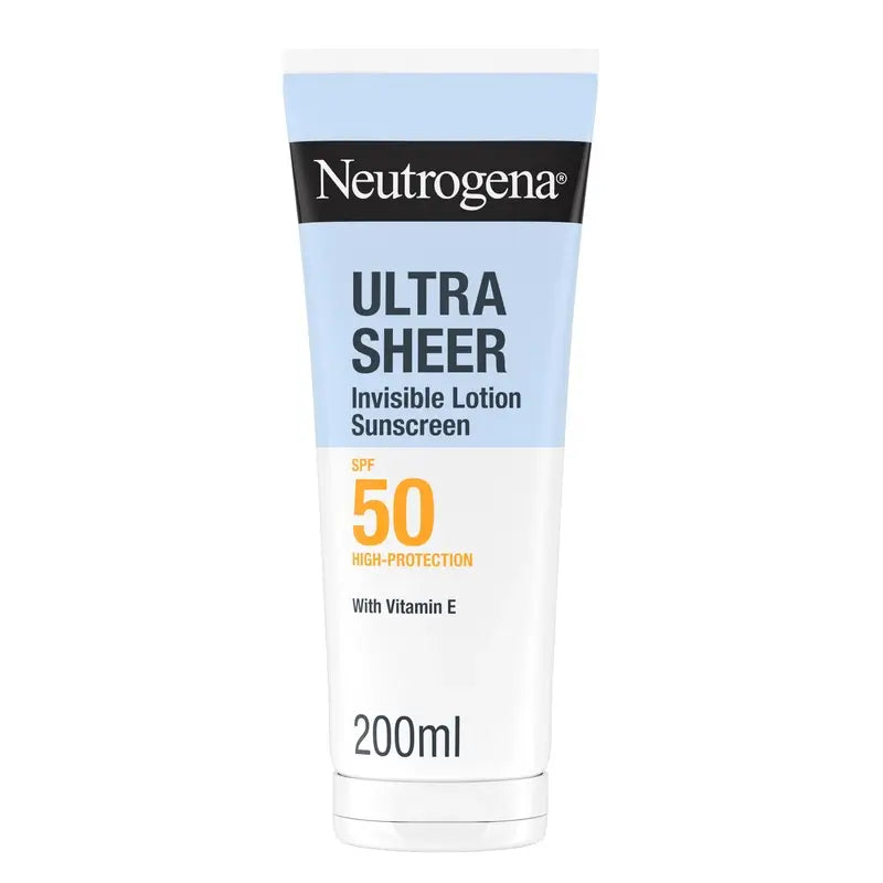 Neutrogena Ultra Sheer Lozione Idratante Invisibile Spf50, 200 ml