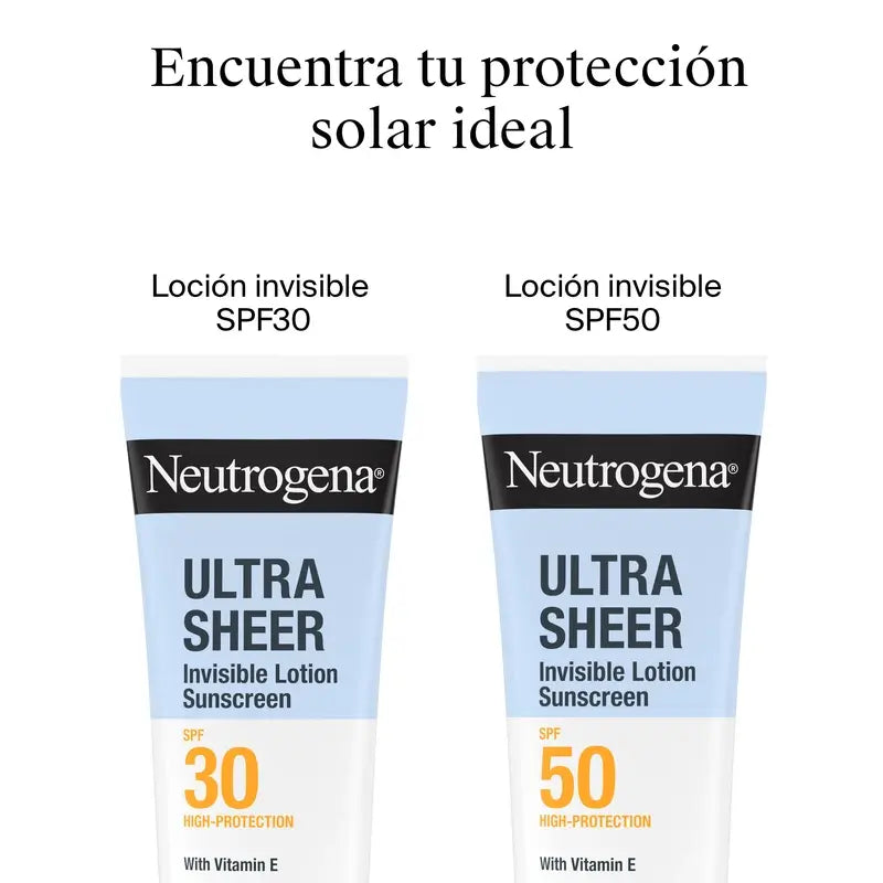 Neutrogena Ultra Sheer Lozione Idratante Invisibile Spf50, 200 ml