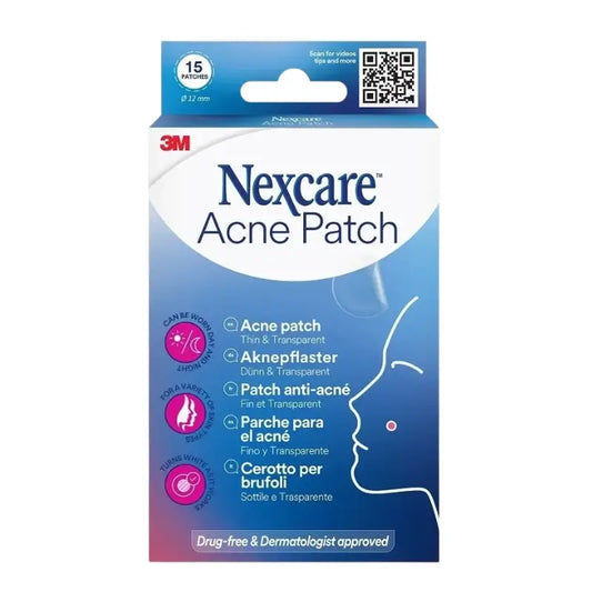 Nexcare Acne Patch 12 mm, 15 pezzi.
