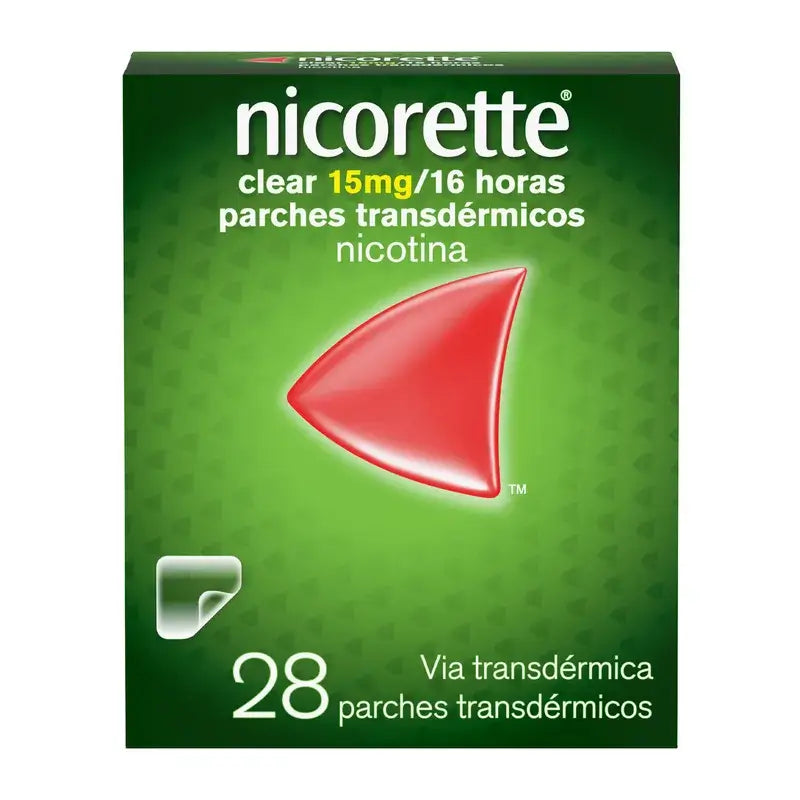 Nicorette Clear 15 mg/16 h, 28 cerotti transdermici