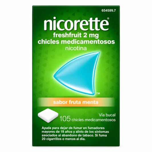 Nicorette Freshfruit 2 mg 105 Gomma da masticare